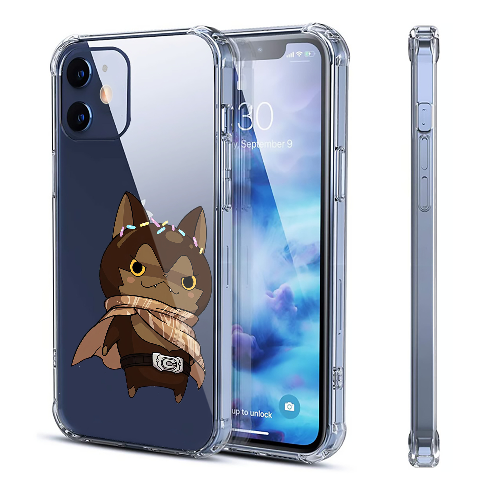 （画像用） 妖怪ウォッチ Yo-kai Watch 【iPhone 12シリーズ対応】透明スマホケース（クリアソフトケース）
